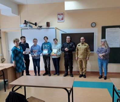 TURNIEJ WIEDZY POŻARNICZEJ „MŁODZIEŻ ZAPOBIEGA POŻAROM”
